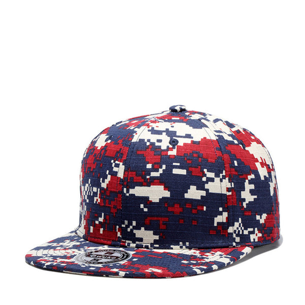 Unisex Digital Camo Flat Brim Snapback Caps product photo 1