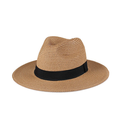 Neutral straw fedora five-color assortment