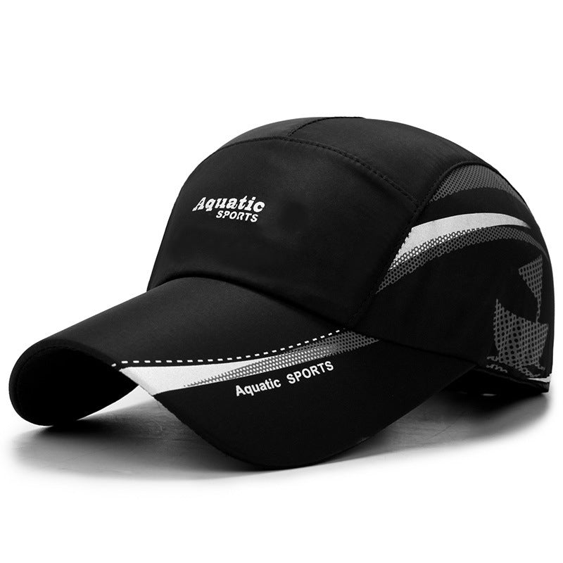 Adjustable mesh hiking cap rear detail