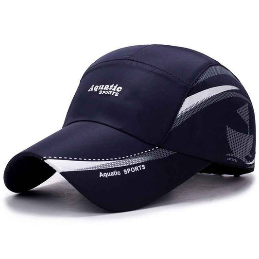 Unisex Quick-Dry Mesh Running Cap – Lightweight Outdoor Sports Hat