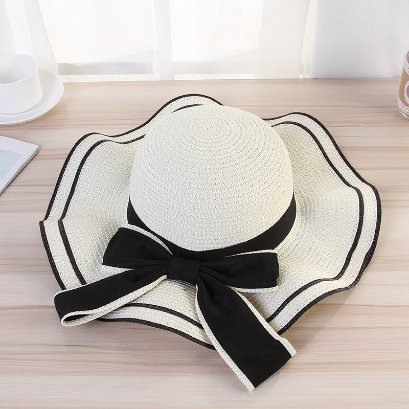 Womens summer straw sun hat - product photo 3