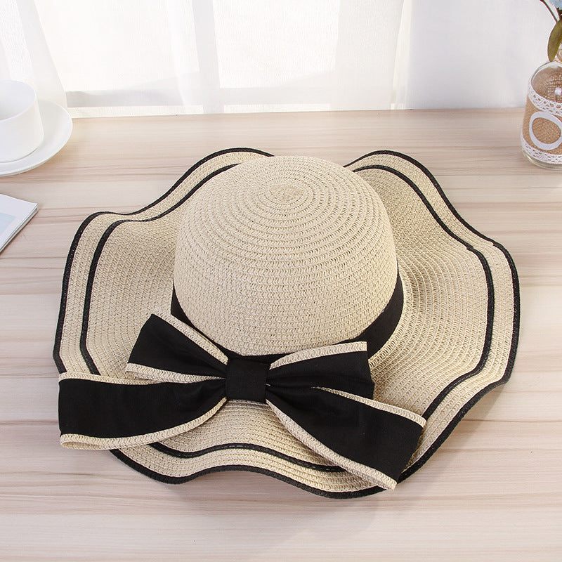 Womens summer straw sun hat - product photo 4