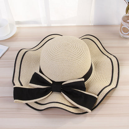 Womens summer straw sun hat - product photo 4