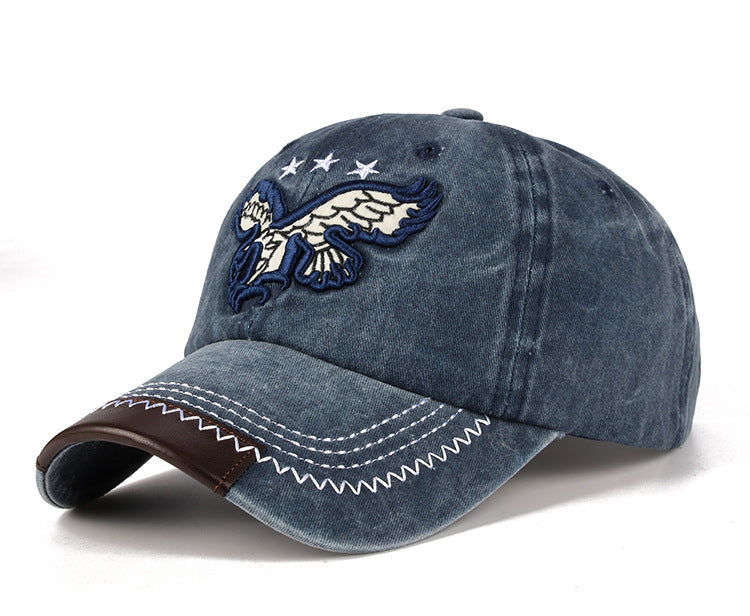 Embroidered Vintage Washed  Baseball Cap