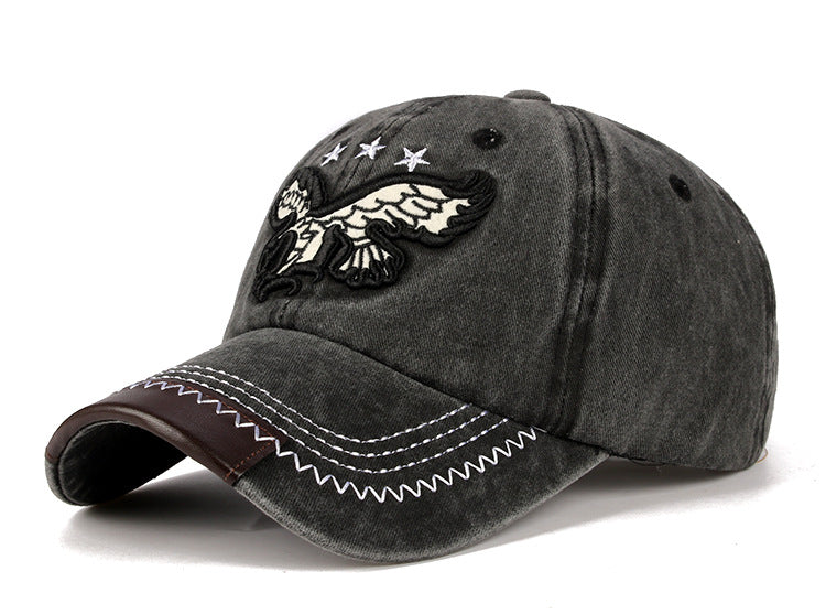 Embroidered Vintage Washed  Baseball Cap