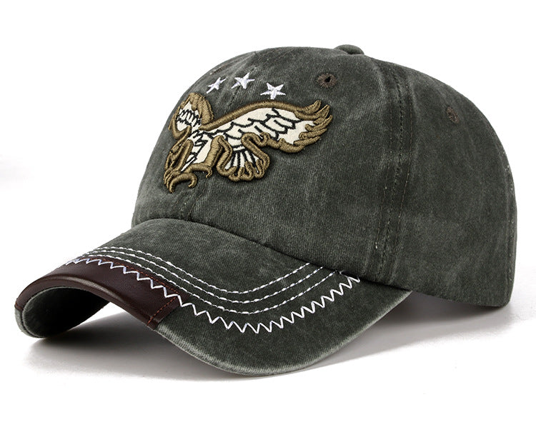 Embroidered Vintage Washed  Baseball Cap