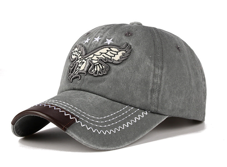 Embroidered Vintage Washed  Baseball Cap