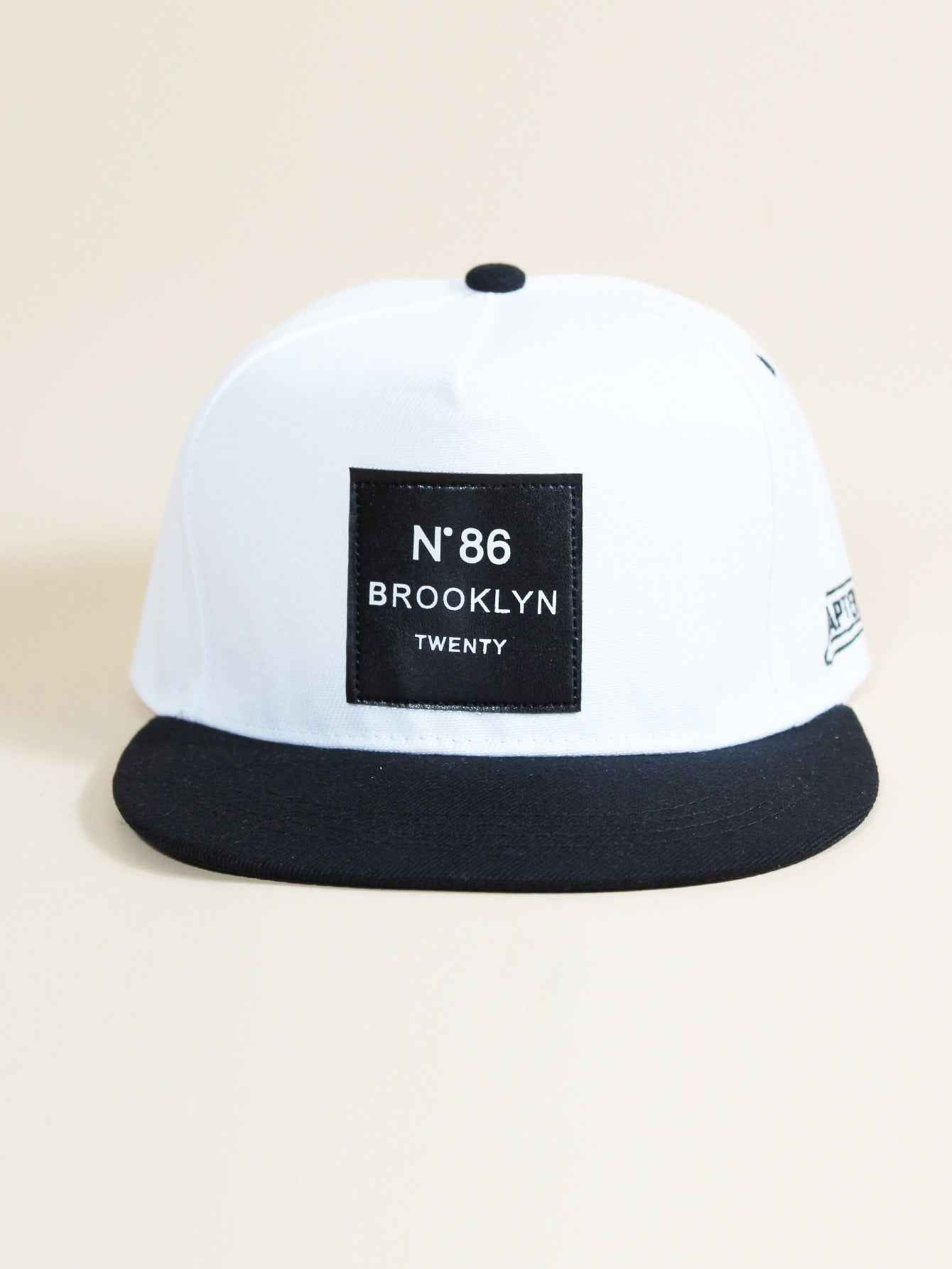 Unisex Embroidered Flat Brim Snapback Cap