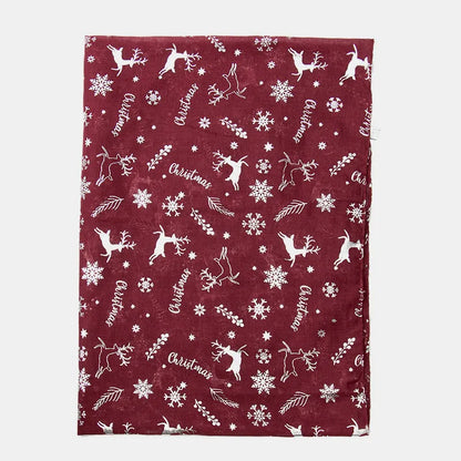 Christmas print winter scarf - product photo 7