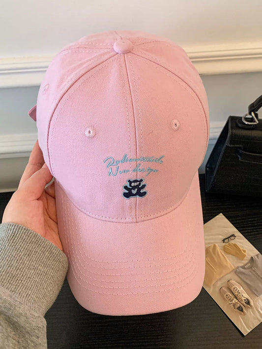 Unisex heritage washed embroidered baseball cap - black option