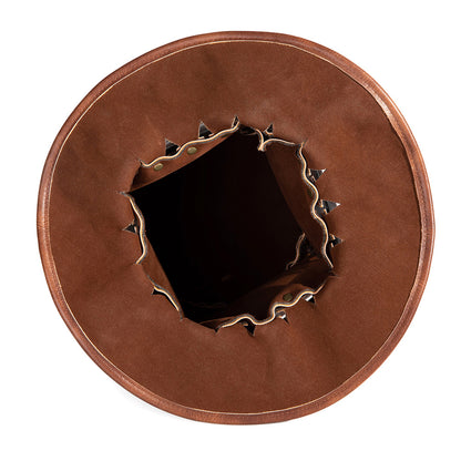 Unisex Halloween Vintage Steampunk Top Hat - Brown color option view