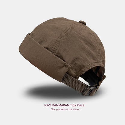 Brimless docker cap four-color assortment