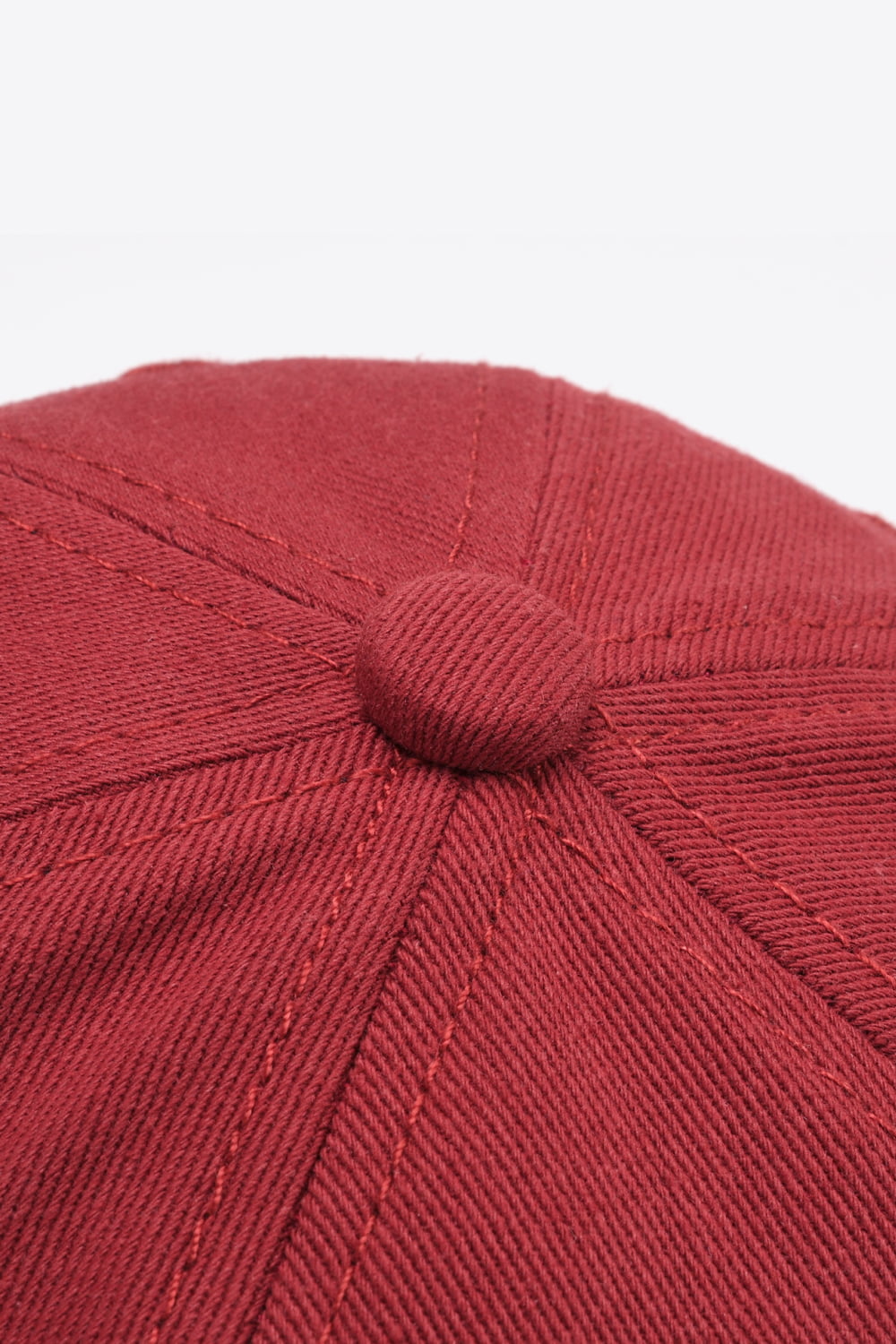 CREATE NEW LIFE slogan embroidery close-up on cap