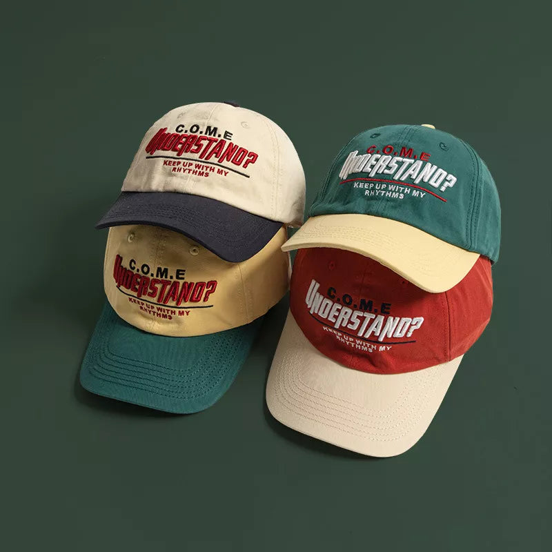 Embroidered Letter Baseball Cap style image 1