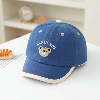 Toddler Bear Embroidered Baseball Caps