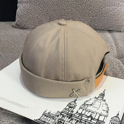 Unisex adjustable cotton docker cap - product photo 8