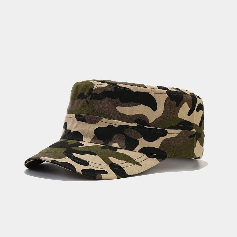 Dark green structured cadet cap product angle