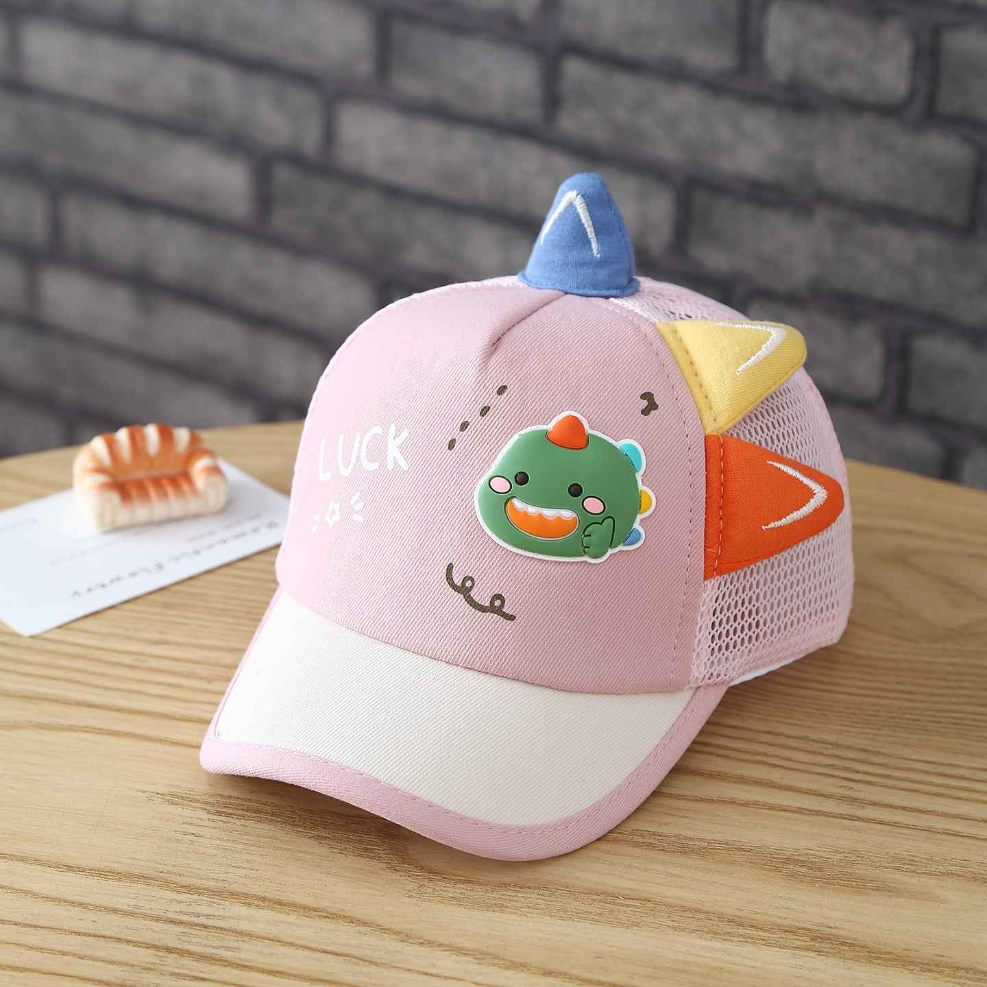 Kids 3D Dinosaur Mesh Trucker Caps
