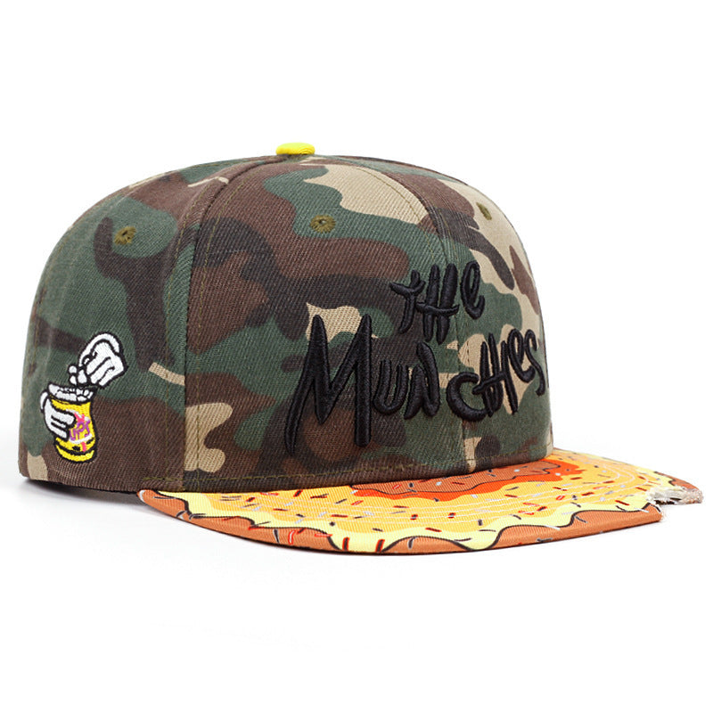 Unisex polyester snapback rear view