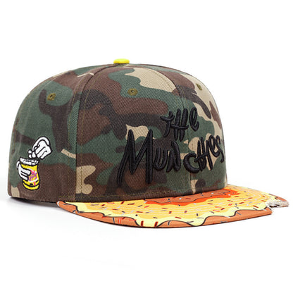 Unisex polyester snapback rear view