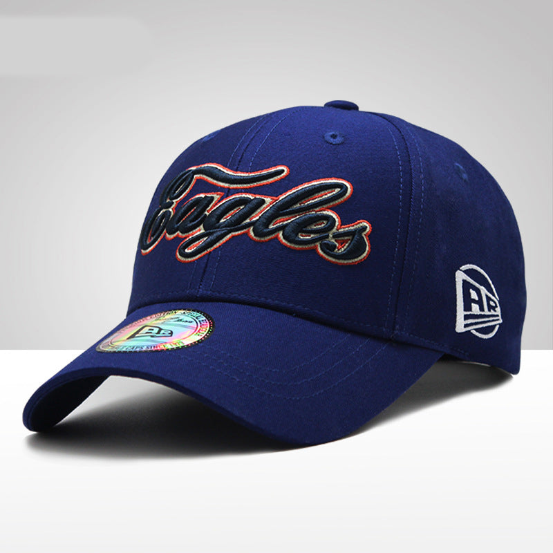 Unisex Embroidered Baseball Cap - Black front view