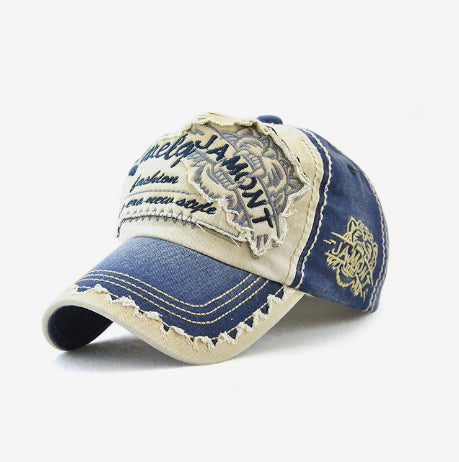 Unisex Vintage Tiger Embroidered Baseball Caps