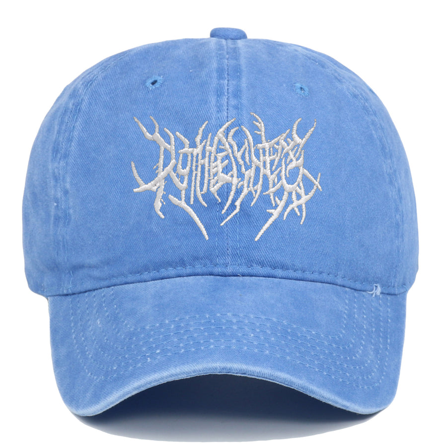 Retro Washed Baseball Cap Embroidered Hat