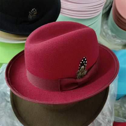 Classic cotton fedora colorway 04 brim detail