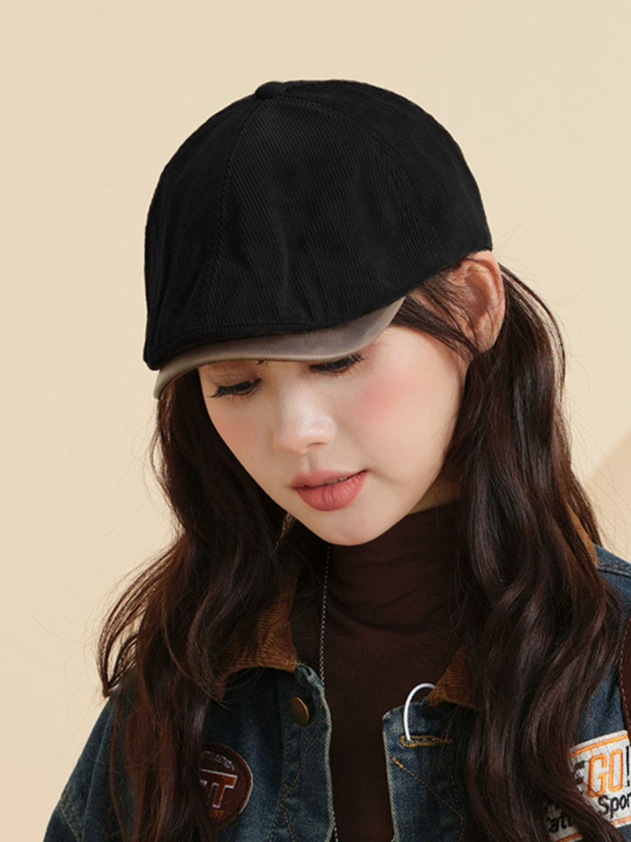 Vintage Corduroy Newsboy Cap