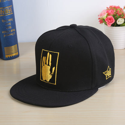 Striped hand patch cap color option
