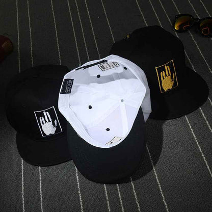 Hand patch flat brim snapback C variant