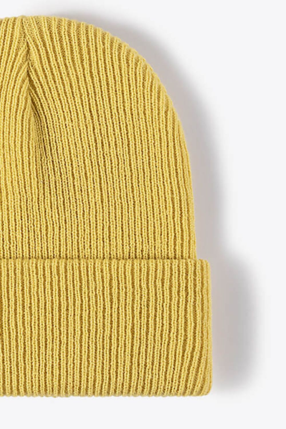 Unisex Red Warm Winter Knit Beanie outfit styling detail photo 10
