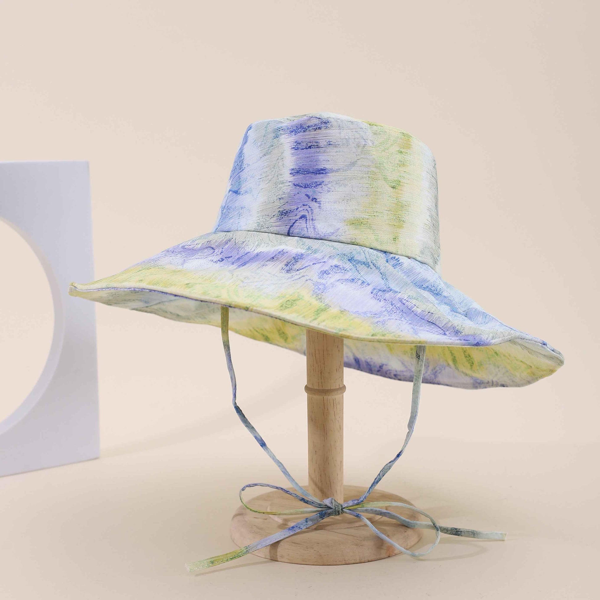 Women's Gradient Tie-Dye Wide Brim Sun Hat