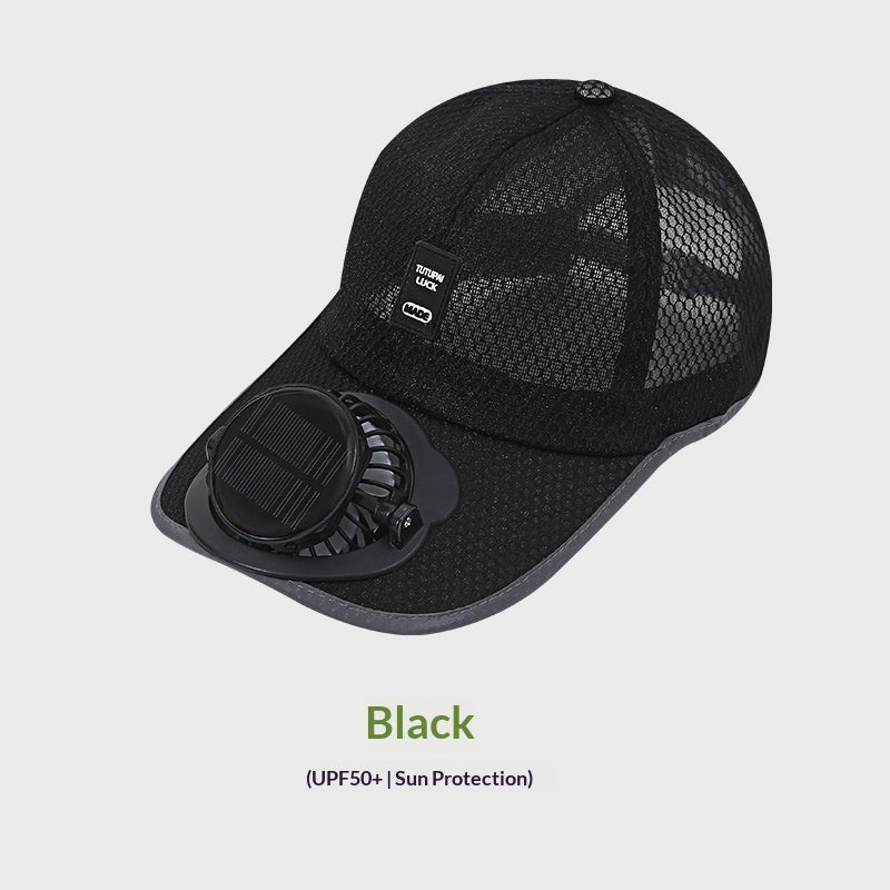 Solar Charging Fan Hat – Cooling Baseball Cap
