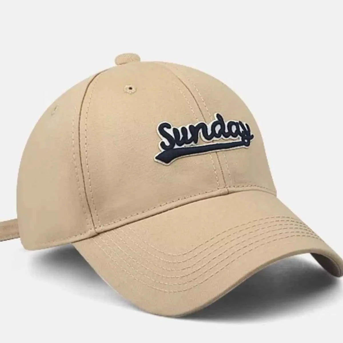 Casual "Sunday" Embroidered Baseball Cap