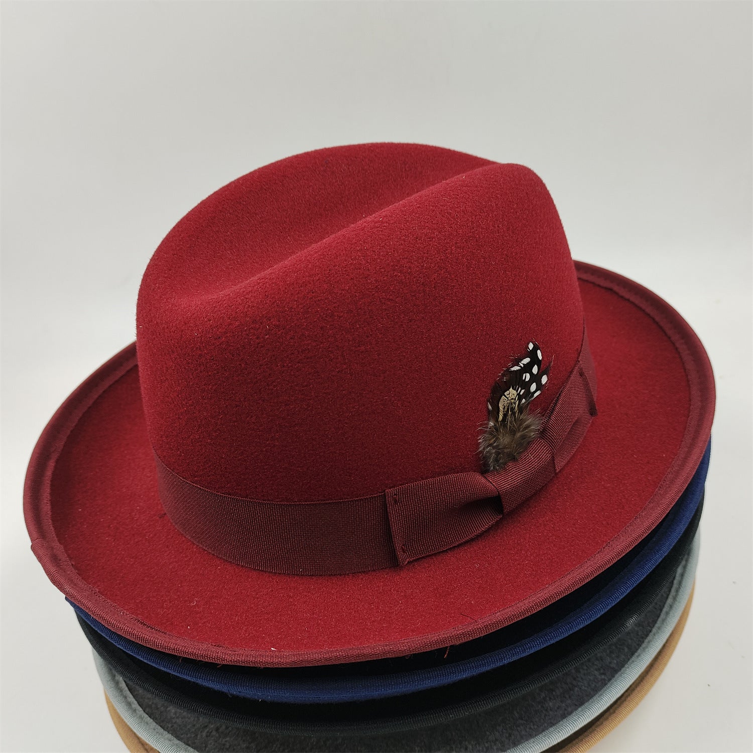 Warp-knit cotton fedora colorway 10 close view