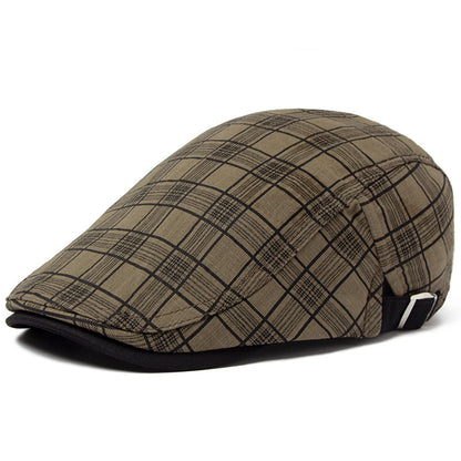 Five-color cotton-linen flat cap assortment