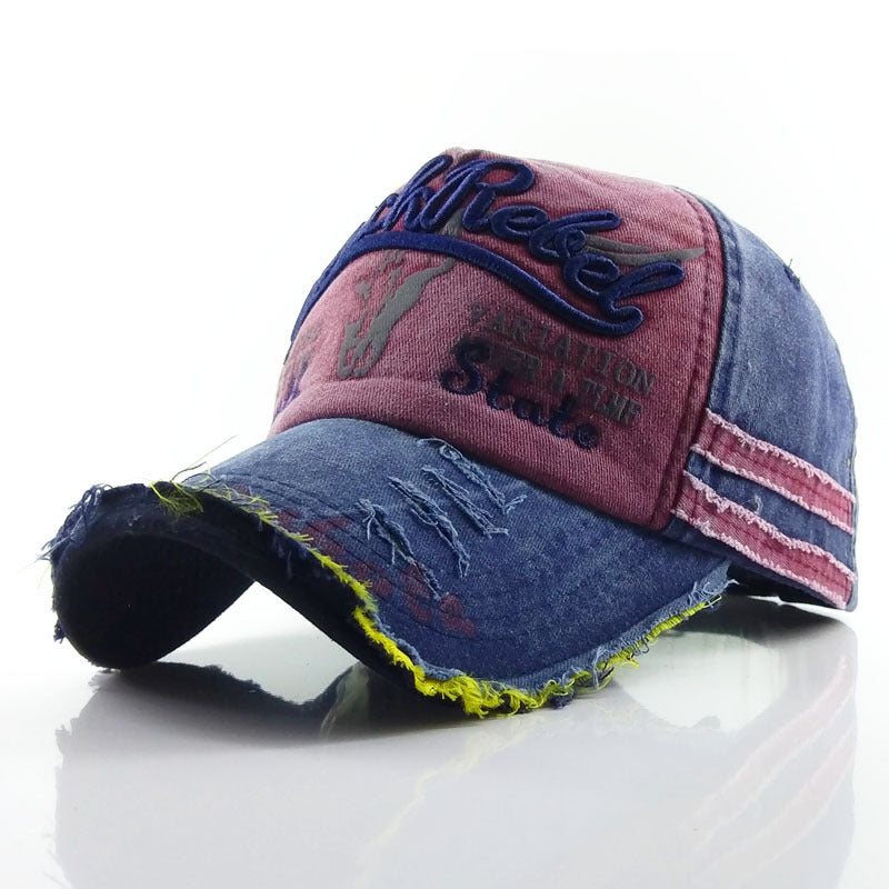 Unisex Embroidery Retro Baseball Caps