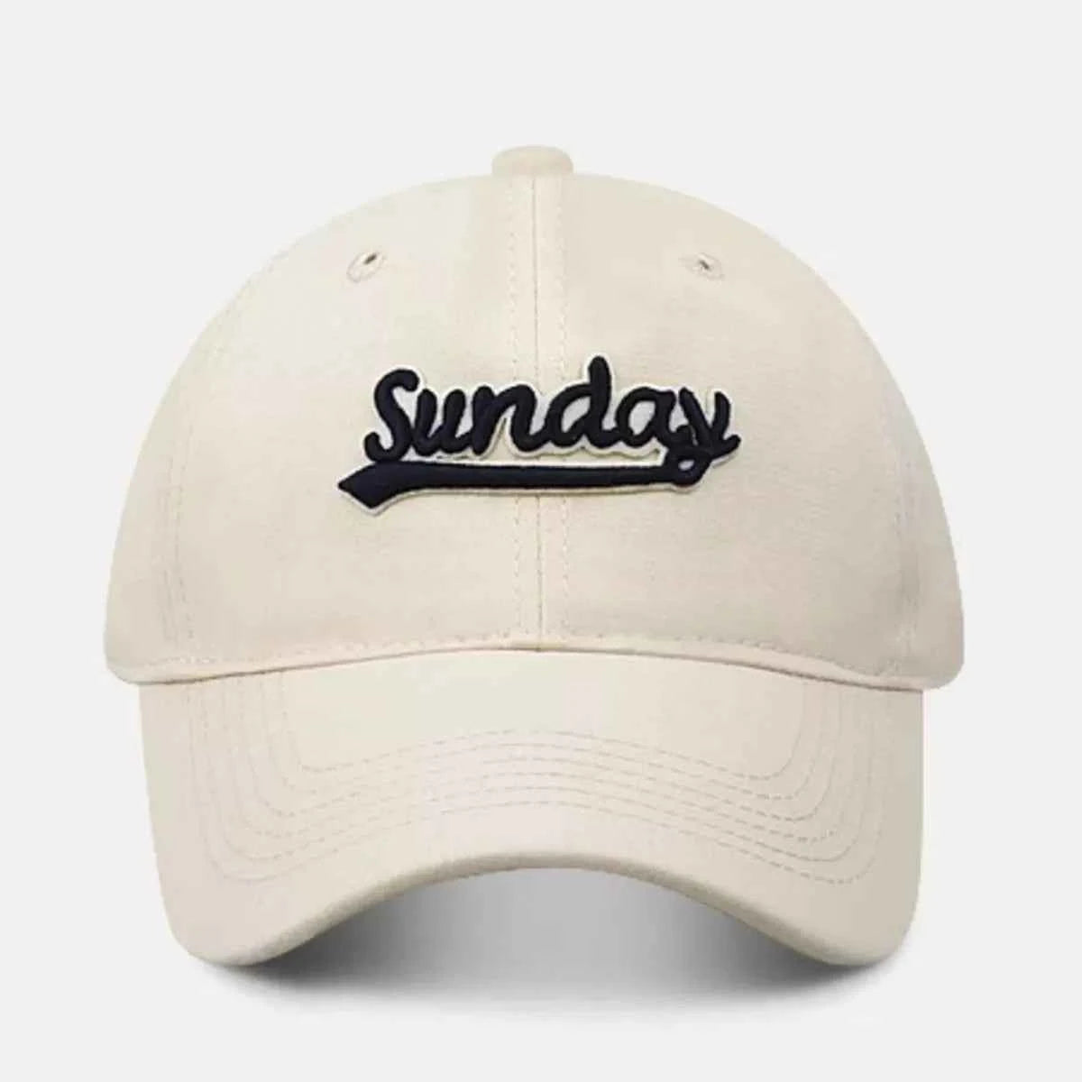 Casual "Sunday" Embroidered Baseball Cap
