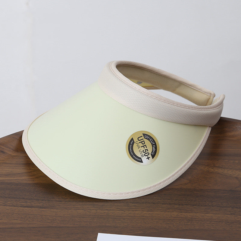Womens UV protection sun visor hat - product photo 1