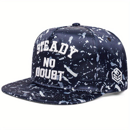 Graphic snapback cap adjustable back detail