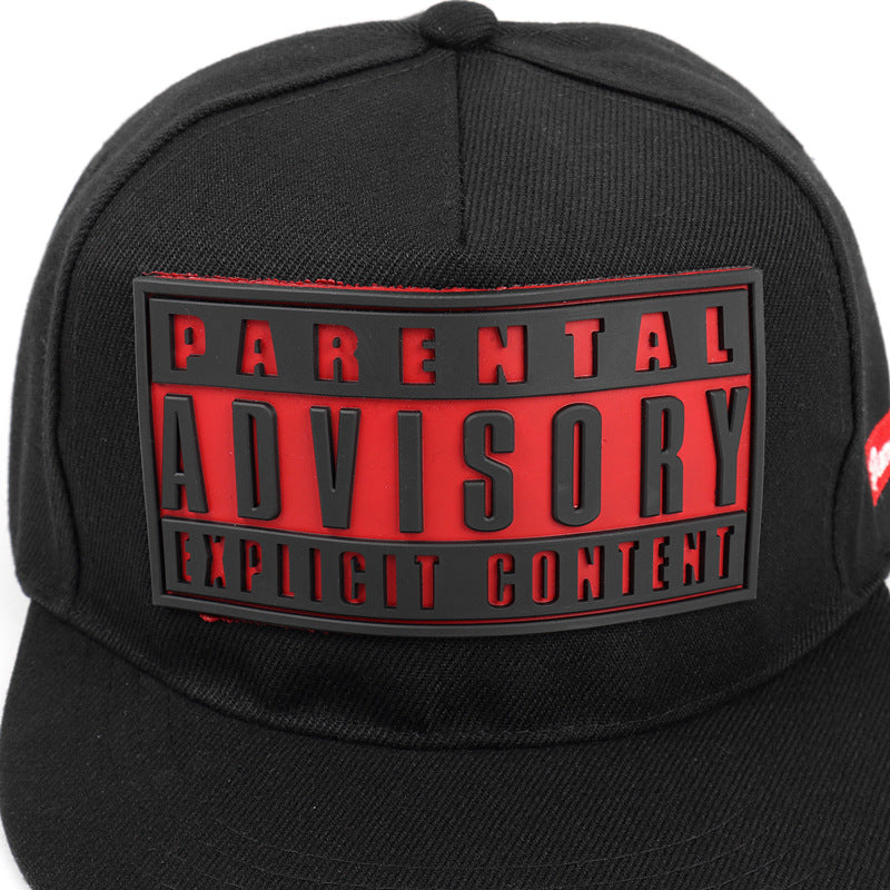 Adjustable advisory snapback side profile