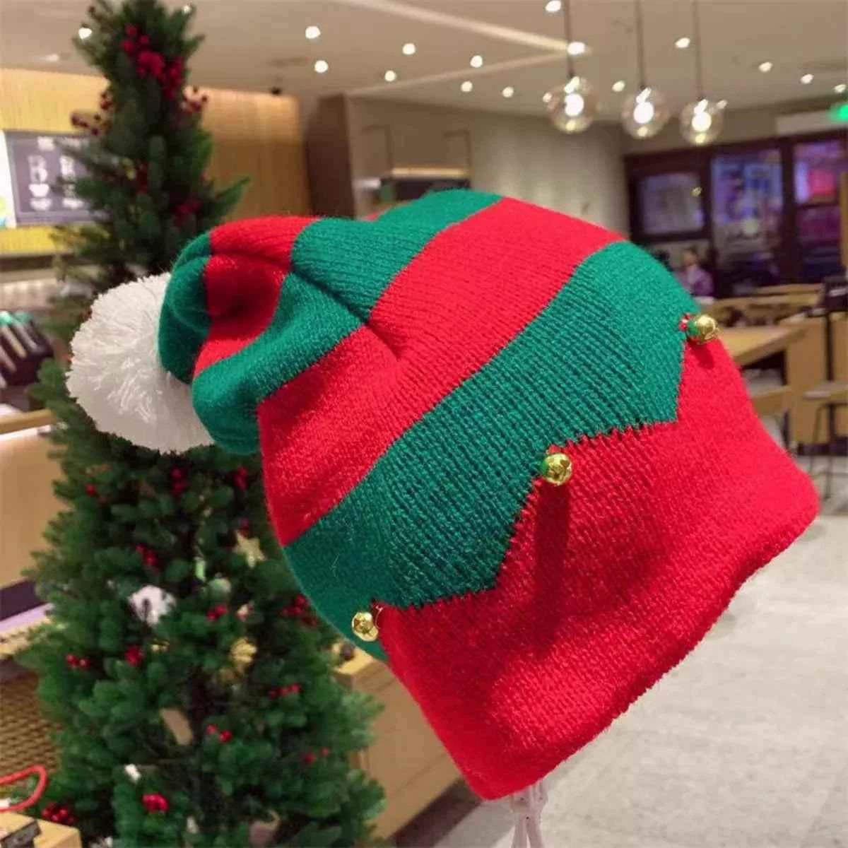 Unisex Christmas Knitted Beanie Hat