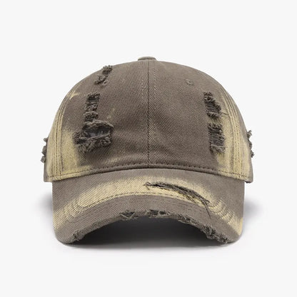 Colorblock adjustable cap streetwear styling angle