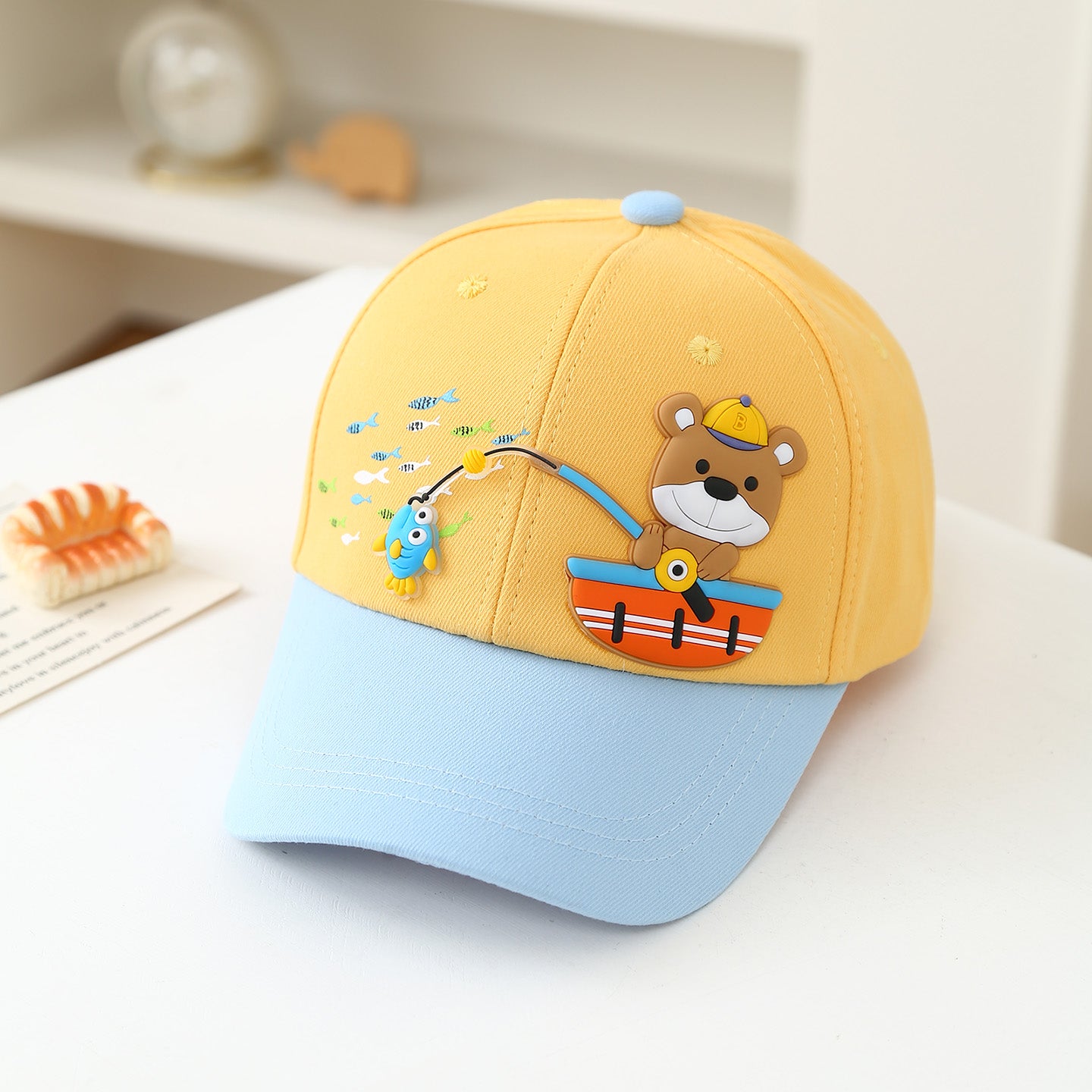 Children's embroidered baseball cap color lineup