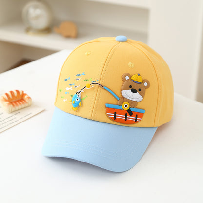 Children's embroidered baseball cap color lineup
