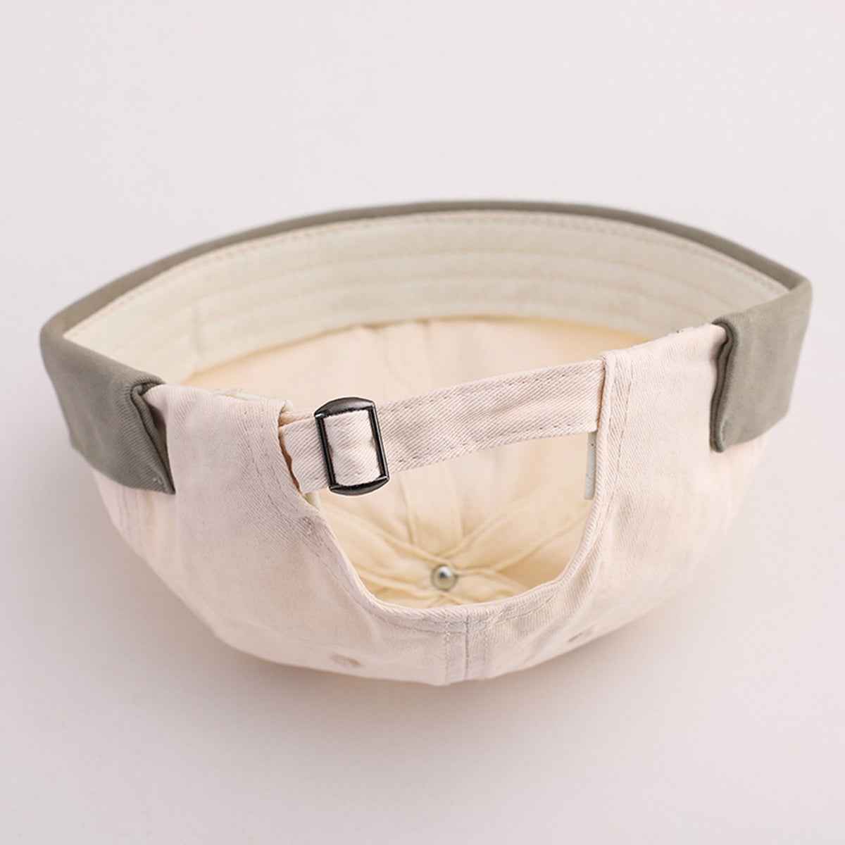 Unisex Hello Logo Pattern Rolled Cuff Docker Caps