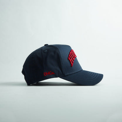 Opposite side of the Destination Hat Co. Houston Legacy snapback showing the Texas silhouette