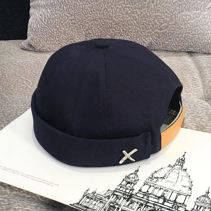 Unisex adjustable cotton docker cap - product photo 9
