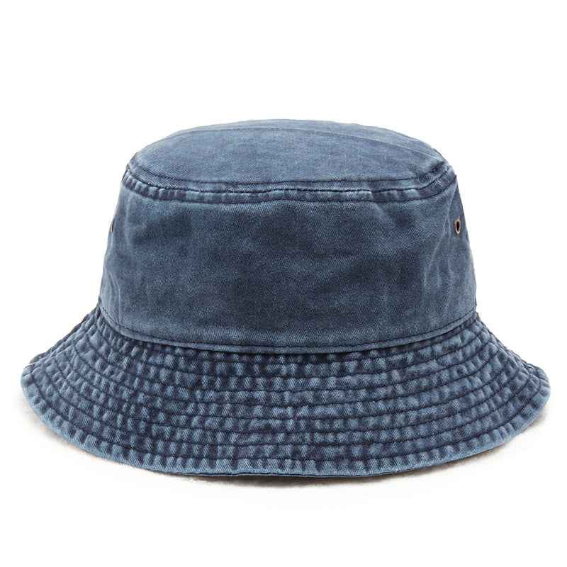 Unisex Vintage Washed Cotton Bucket Hat